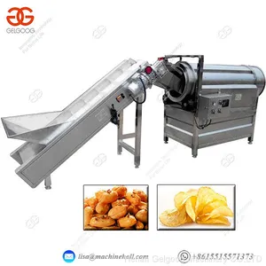 Drum Snack Food Peanut Nut Seasoning Potato Chips Flavoring Machine thumbnail-3