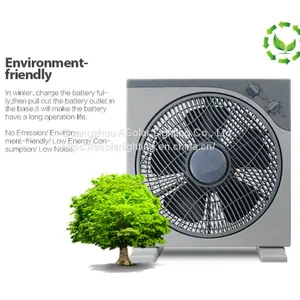 New Design Green Power Portable Solar Powered Fans for Camping thumbnail-4