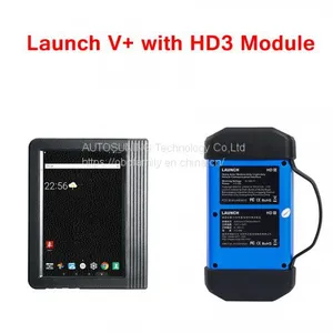 Launch X431 PRO3 Launch X431 V+ 10.1inch Tablet Global Version With HD3 Ultimate Heavy Duty Adapter Work on Both 12V & 24V Cars and Trucks Www.obdfamily.net thumbnail-1