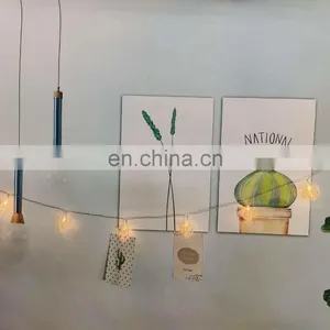 LED String Fairy Light Holiday Decorative Battery Powered String Light With Plastic Heart Shaped Clips thumbnail-5