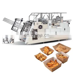 High Speed Disposable Paper Lunch Box Making Machine Paper Lunch Box Forming Machine thumbnail-1