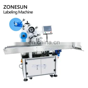 ZONESUN ZS-TB831 Container Automatic Adhesive Box Labeling Machinery Automatique Sticker For Flat Surface thumbnail-4