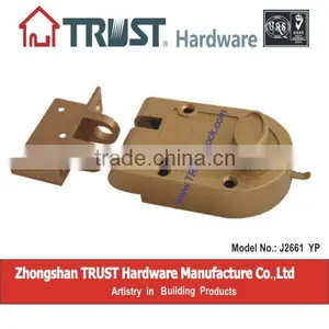 J2661YP:TRUST Brass Cylinder Jimmy Proof Lock thumbnail-1