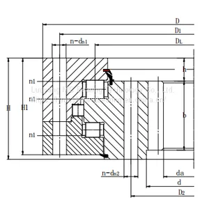 LYMC Wholesale Slewing Bearing 133.45.2000 Three Row Roller Bearing Swing Circle Gear Ring Supply thumbnail-2