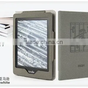MOFi Wholesale Waterproof Leather Flip Case Cover for Amazon Kindle Paperwhite thumbnail-3