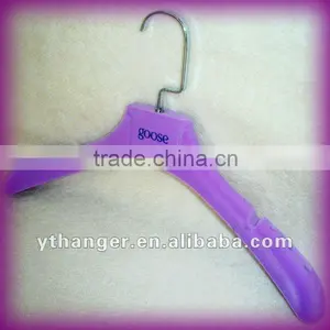 Purple Velvet Coat Hanger for Woman Clothes With Logo thumbnail-1