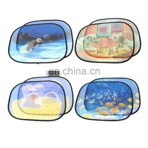 Colorful Advertising Nylon Mesh Car Sun Shade for Side Window thumbnail-1