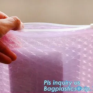 Slider Padded Grip Seal Black Matt Bags, Air Bubble Bag With Slider Zipper, Anti Static Slider Seal, Metallic Glossy Bag thumbnail-5