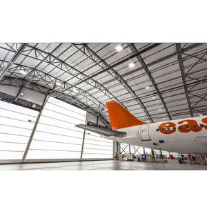 Prefab Aircraft Hangar Roof Space Frame Truss thumbnail-2