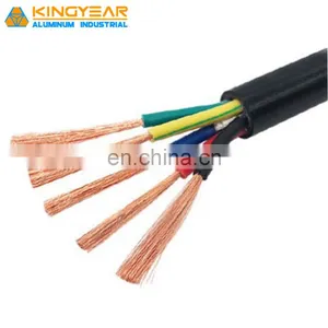 NYY 0.6/1KV H05VV-F 4x0.75mm2 Flexible PVC Shealth/Insulation 4 Core Electric Wire Power Control Cable Factory Price thumbnail-2