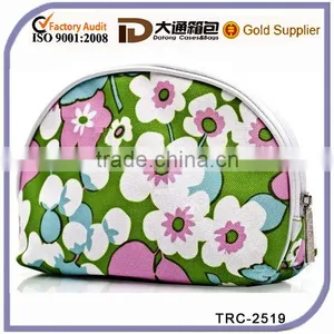 New Brand Flower Printing Cute Closure Cosmetic Bag thumbnail-1