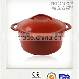Multi Color Die Cast Iron Enamel Coating Pot thumbnail-2