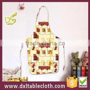 Fashion Style Printed Waterproof Pvc Kitchen Apron Disposable Apron thumbnail-1