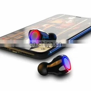 New Trend TWS M12 BT Earphone 5.0 Touch Music Earphones Stereo Bass True Wireless Earbuds With Flashlight Mic thumbnail-2
