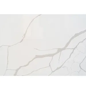 Code：1025，Calacatta Artificial Stone Quartz Slab Kitchen Countertops thumbnail-2