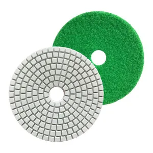 Diamond Stone Tool 100mm Abrasive Disc Grinding Wheel Flexible Polishing Pad thumbnail-2