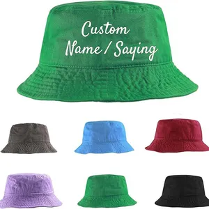 Wholesale Custom Bucket Hat Personalized Bucket Hat thumbnail-1