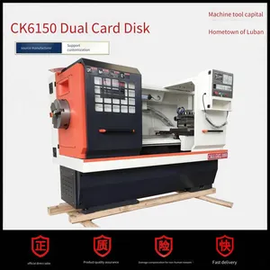 Cnc Lathe Ck6150x1000, Model 6150 Cnc Lathe With Hydraulic Double Chucks thumbnail-1