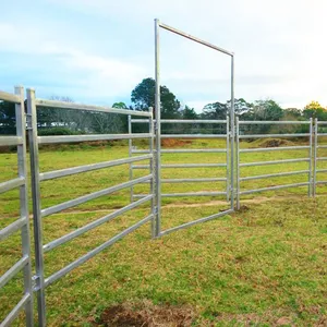 Round Tube Horse Panel Gate Corral Panels Cattle Horse Cow Sheep Fence Panels Waterproof thumbnail-1