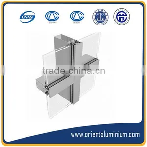 Aluminum Curtain Wall Aluminum Cladding Metal Cladding for Facade Decoration thumbnail-1