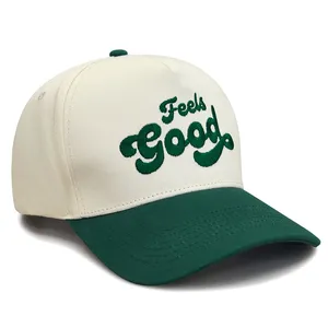 Premium 100% Cotton Baseball Caps Two Tone Available With High-Quality Embroidery Cap and Hats Wholesale thumbnail-5