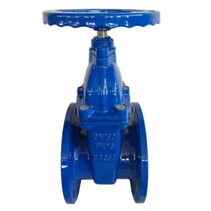 DIN DN100 PN16 Cast Iron GG25 GGG50 Ductile Iron GGG40 Gate Valve Non-Rising Stem EPDM Soft Seal Gate Valve thumbnail-5
