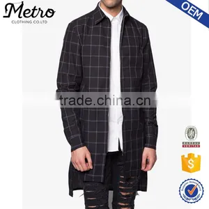 2016 Long Winter Jackets for Men Latest Fashion Plaid Jackets thumbnail-1