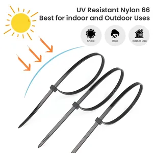 PA66 Nylon Cable Tie 3.6mm Wide x 150mm Long for Industrial Wiring thumbnail-4
