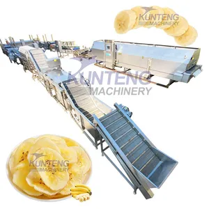Continuous Banana Slices Fruits Frying Production Line Fish Chicken Frying Machine EPC thumbnail-1