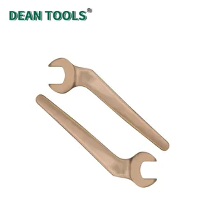 Non-Sparking Bent Open End Wrench,45-degree Bend, Aluminum Bronze,Offset Open End Wrench thumbnail-2