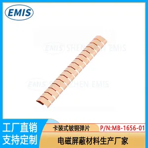 EMC EMI Strips Becu Spring SMD Gold Spring EMI Spring EMC Room Becu Gaskets Quality Warranty Over 3 Years thumbnail-4