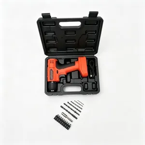8V Cordless Pistol‑Grip Power Drill Kit in Storage Case‑28‑Piece DIY Master Set for Home Repair & Furniture Assembly thumbnail-3