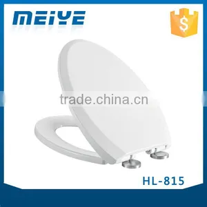 HL-815 MEIYE UF 455*365*65mm Round Soft-closing Toilet Seat Cover Ramp Down Toilet Lid thumbnail-1