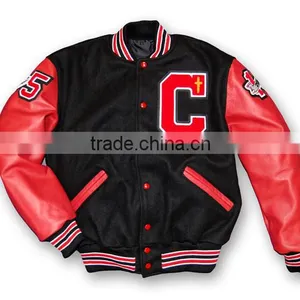 Men Varsity Baseball Jacket Vintage Letterman Jackets thumbnail-3