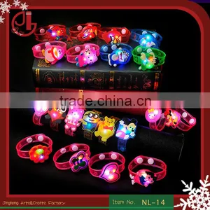 Hot Sell Kids Gifts Cartoon Design Printing Flashes LED Bracelet thumbnail-1