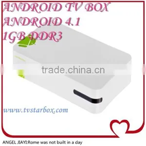 Android tv Box Rockchips RK3066 1.6GHz ARM Cortex Dual-core A9+ 1080P Media+3D GPU Wifi Android tv Box thumbnail-1