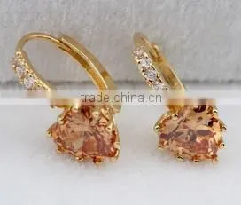 Fashion Earring Real Platinum Plated Luxury Hoop Earring Zircon Fashion Earrings thumbnail-4