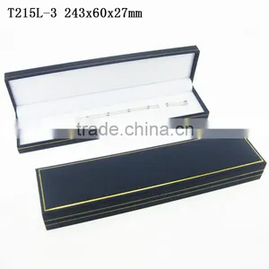 T491 Red Logo Printed Long Chain Jewelry Bracelet Box With Lining Velvet thumbnail-3