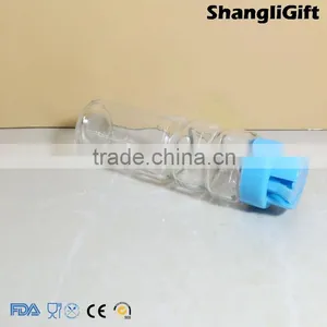5oz Glass Spice Bottles With Plastic Cap Round Glass Cup thumbnail-4