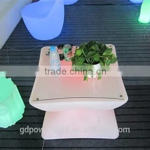 PE Plastic Bar Table With LED Light and Remote T003 thumbnail-2