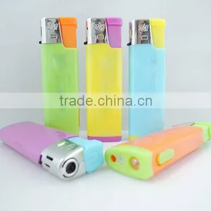 Multi Color Electronic Cigarette Butane Gas Lighter Recharge Led Lighter Best Cheap Price thumbnail-2