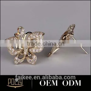 Newest Design Fashion Round Cz Barbel Earring thumbnail-2