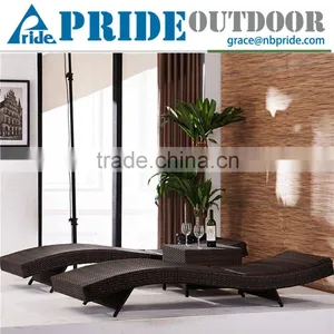 Beach Chaise Wicker Lounge Chair Outdoor Furniture Wholesale Deck Chairs Rattan Sun Deck Chair Quality Choice thumbnail-1