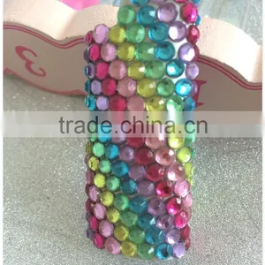 RAINBOW PATTERN GLITTER LIGHTER CASE FOR REGULAR BIC thumbnail-1