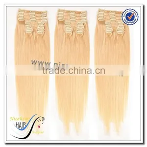Human Hair Extensions Clip in Hair Extensions for White Women Remy Clip in Hair Extension 220 Grams thumbnail-5