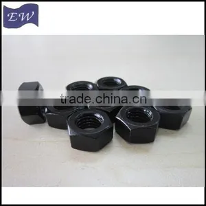 Hex Nut M10 Din934 , Black Oxide ,grade 8.8 ( DIN934) thumbnail-1