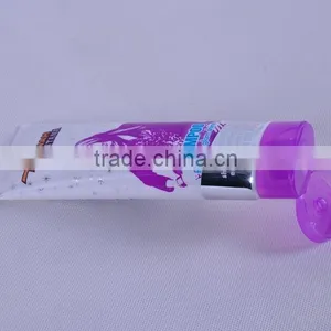Luxurious PE Cosmetic Plastic Tube Tubes , Oval Shape With Flip Top Cap for Shampoo thumbnail-2