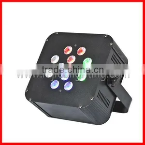 RGBW 4IN1*12pcs Mini LED Flat Par Can thumbnail-1