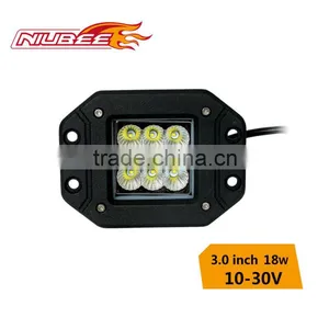 18w Cree Led Work Light for Motorcycle Driving thumbnail-1