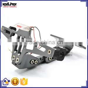 BJ-LPL-039 Manufacturer Aluminum Universal Motocross License Plate Holder Bracket With LED thumbnail-1